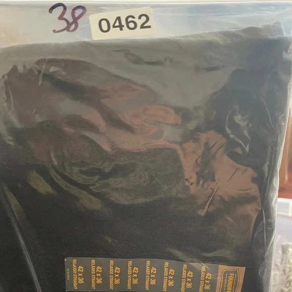 NWT’S. The Foundry Mens big and tall dark denim jeans. 
Size: 42X36 - Picture 5 of 5